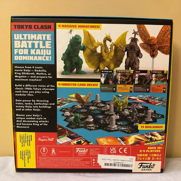 Godzilla Tokyo Clash Board Game / 100% Complete - Picture 10 of 12